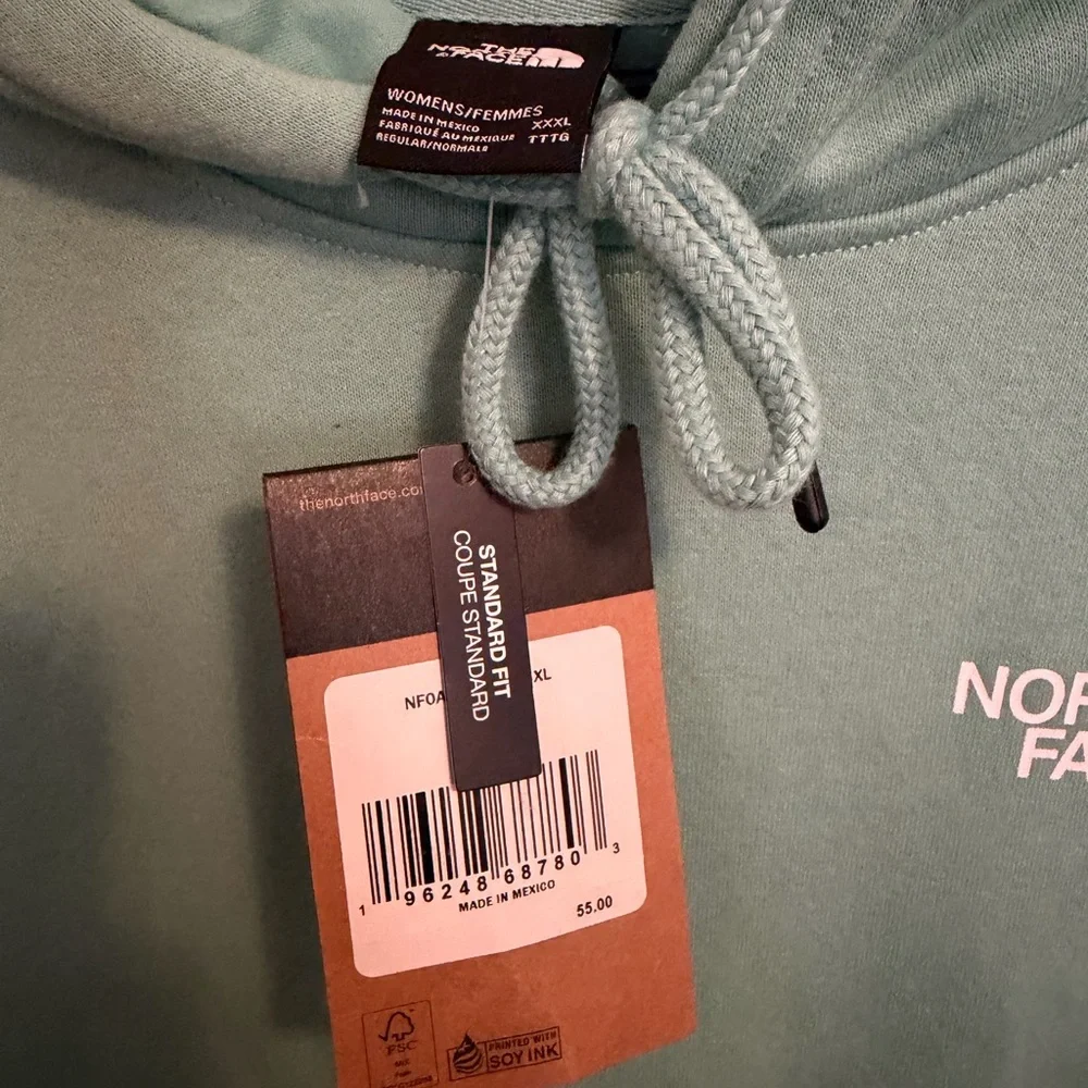 The North Face Mint Green Hoodie - Picture 2 of 3